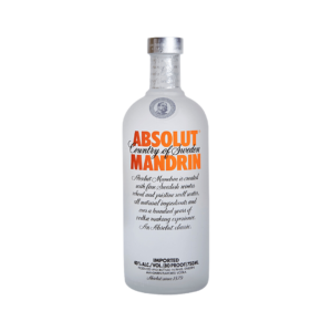 Absolut Vodka 750ml Mandarin