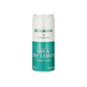 Belgravia 440ml Gin & Dry Lemon